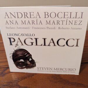 Leoncavallo Pagliacci CD 2006 Andrea Bocelli Ana Maria Martinez Steven Mercurio